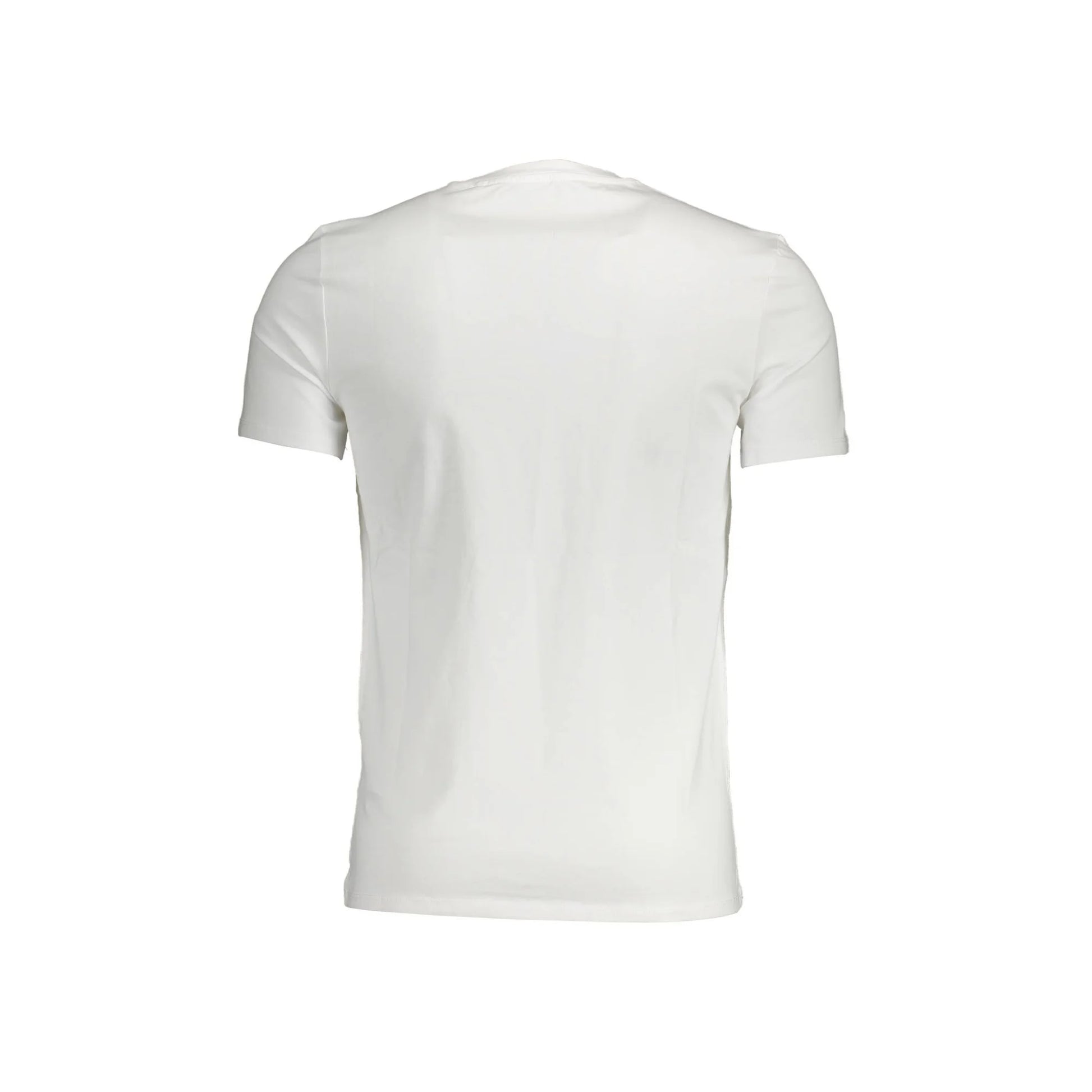 Guess Jeans T-Shirt Maniche Corte Uomo Bianca Logo bianco - vista 2