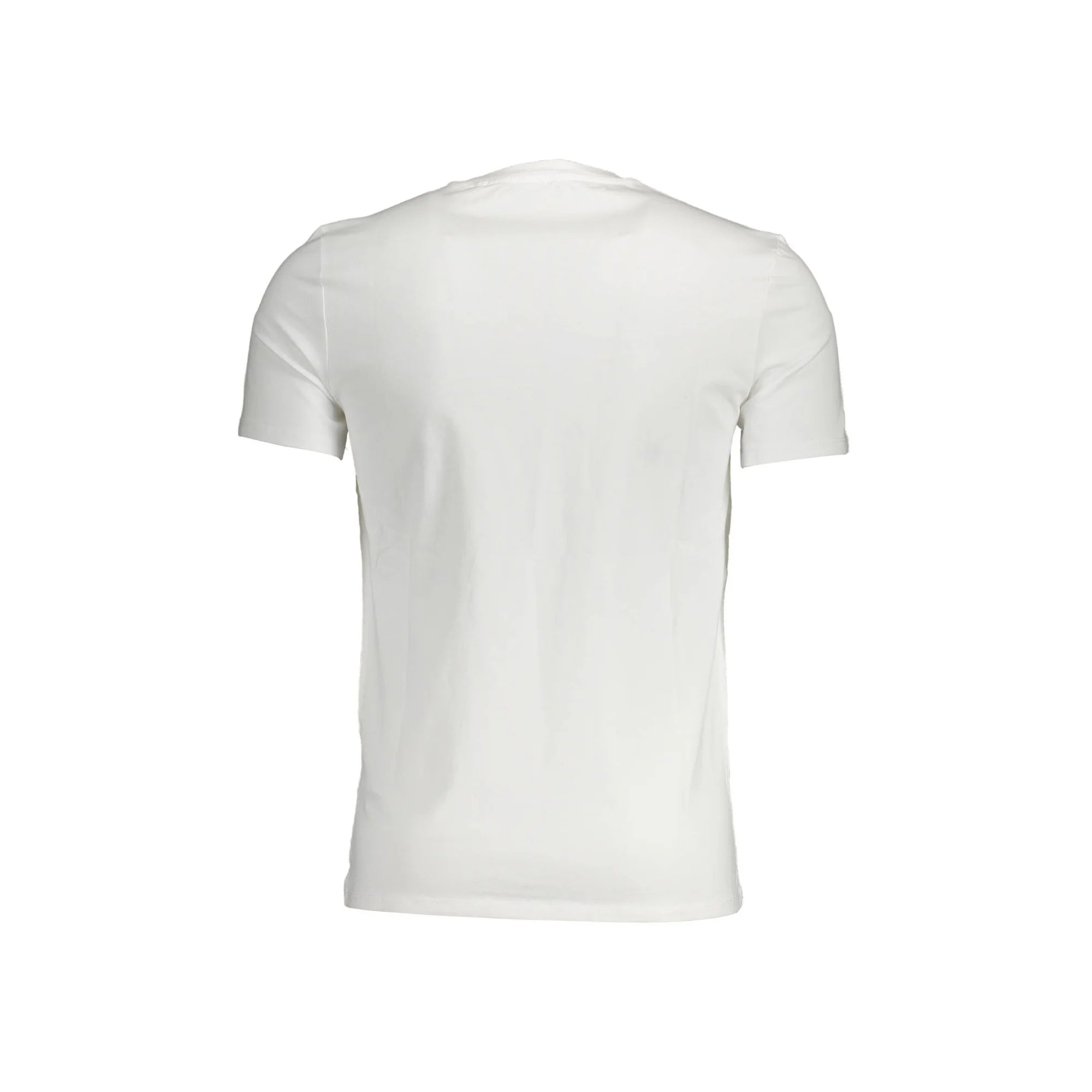 Guess Jeans T-Shirt Maniche Corte Uomo Bianca Logo bianco - vista 2