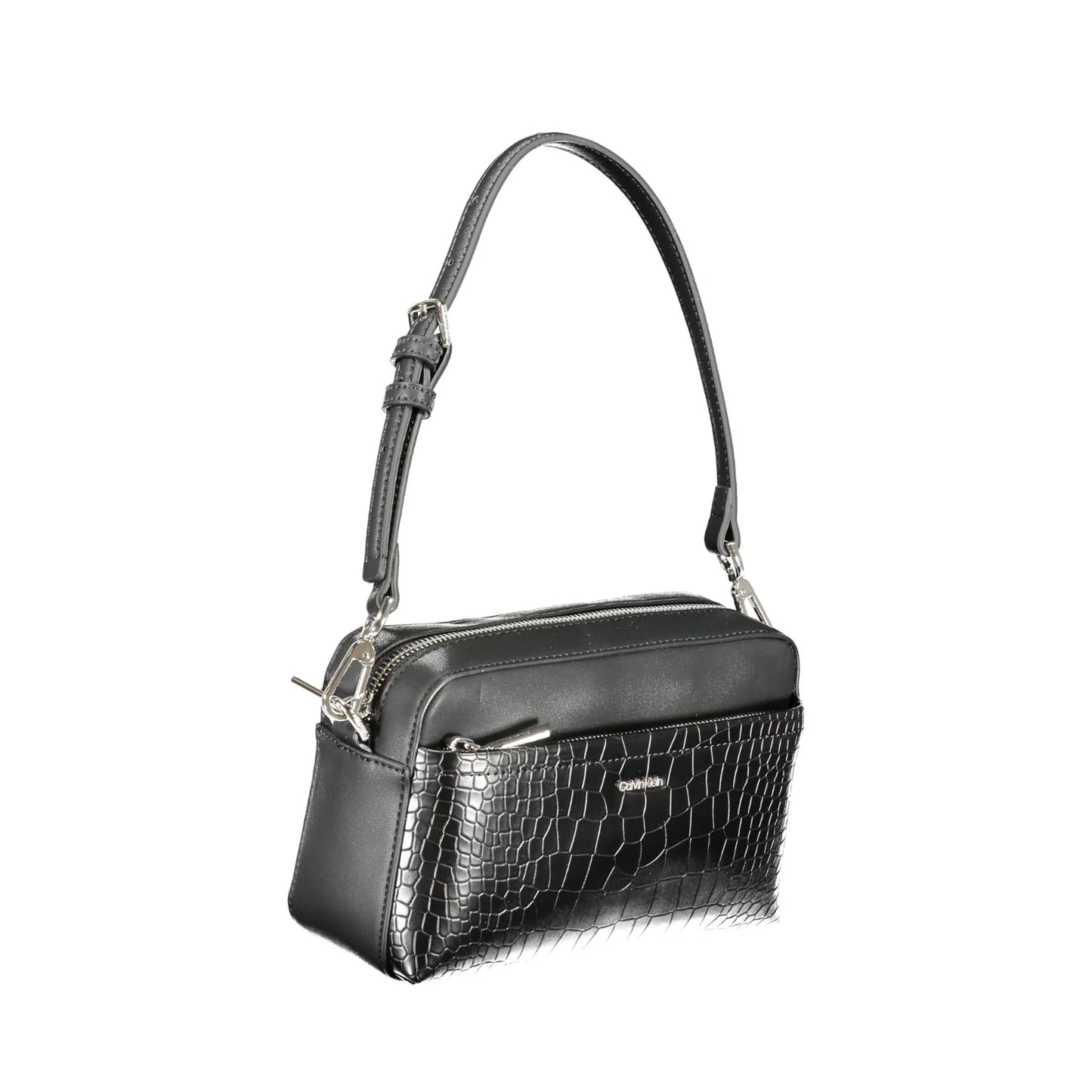 CALVIN KLEIN Borsa Donna Nera a Spalla con Tracolla Removibile e Dettagli Eleganti Borse nero - vista 3