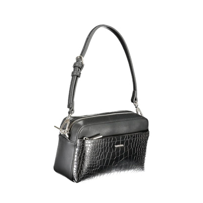 CALVIN KLEIN Borsa Donna Nera a Spalla con Tracolla Removibile e Dettagli Eleganti Borse nero - vista 3