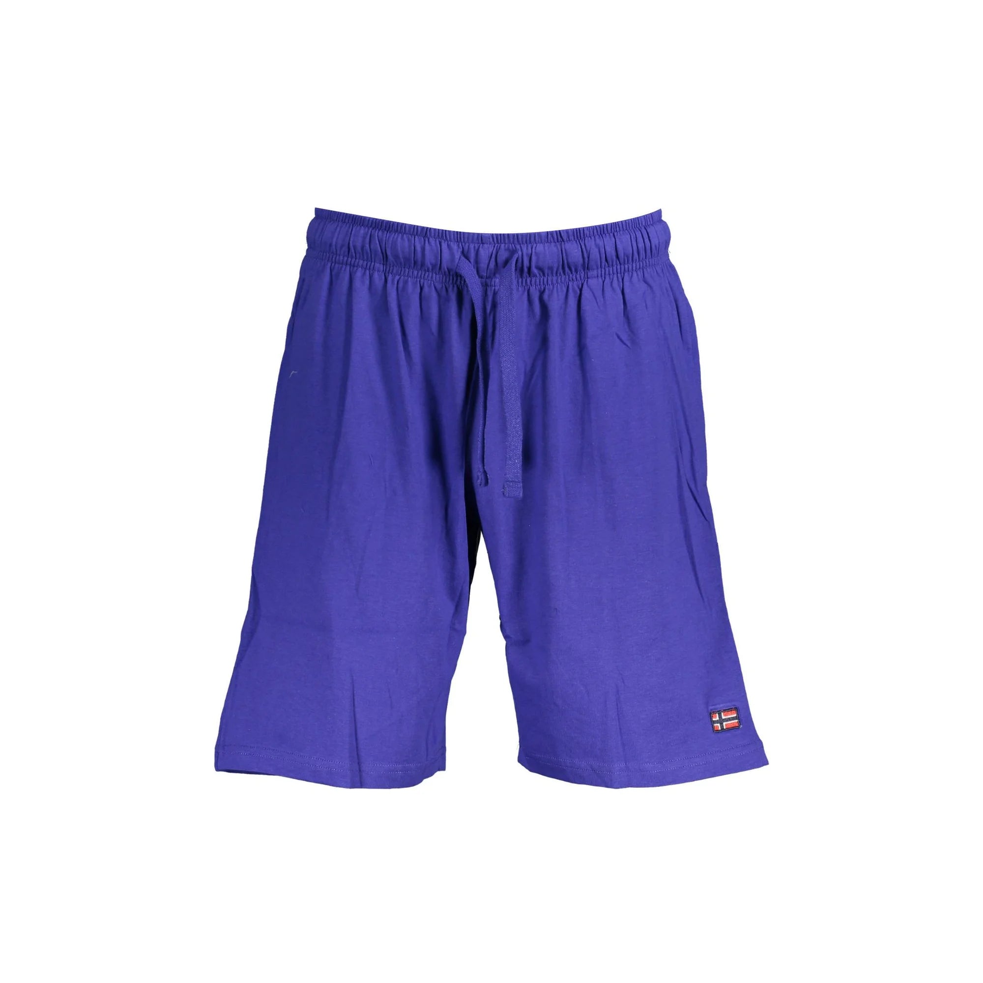 Norway 1963 Short Pantaloni Bermuda Uomo Blu Logo - foto prodotto