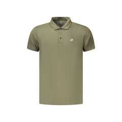 Lotto Polo Maniche Corte Uomo Verde Stampa Logo