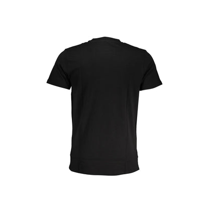 Cavalli Class T-Shirt Maniche Corte Uomo Nera Stampa Logo nero - vista 2