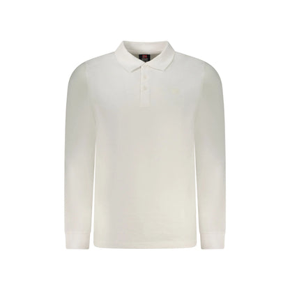Norway 1963 Polo Maniche Lunghe Uomo Bianca Ricamo Bianco - foto prodotto