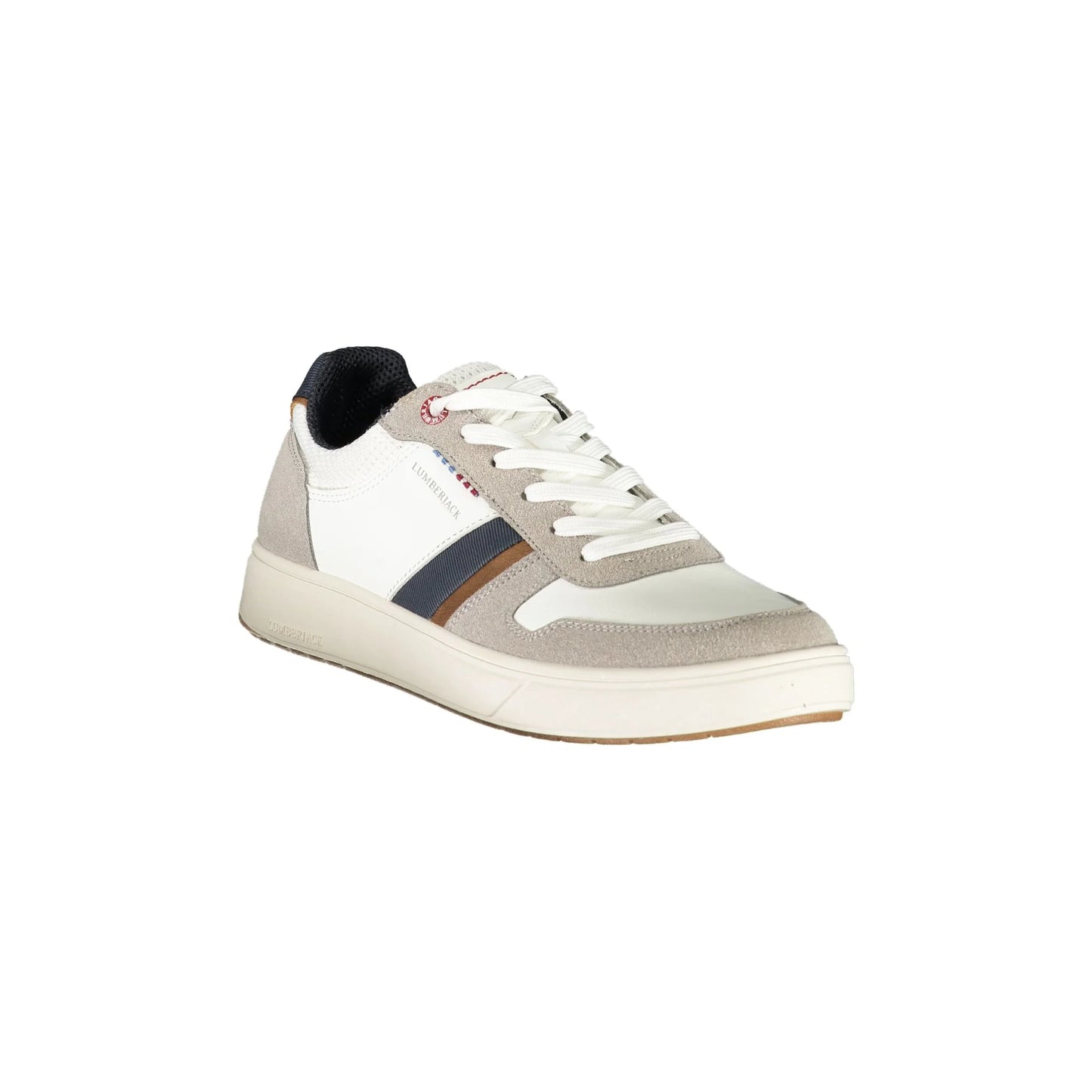 LUMBERJACK Sneakers Uomo Bianche Marvin con Lacci bianco - vista 2