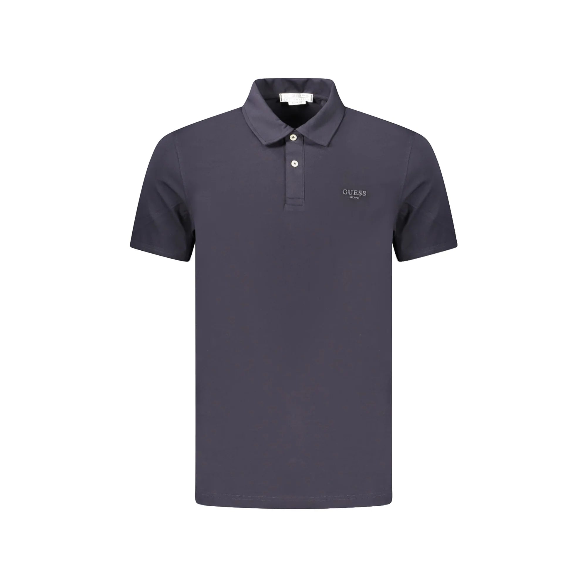 GUESS JEANS POLO MANICHE CORTE UOMO BLU