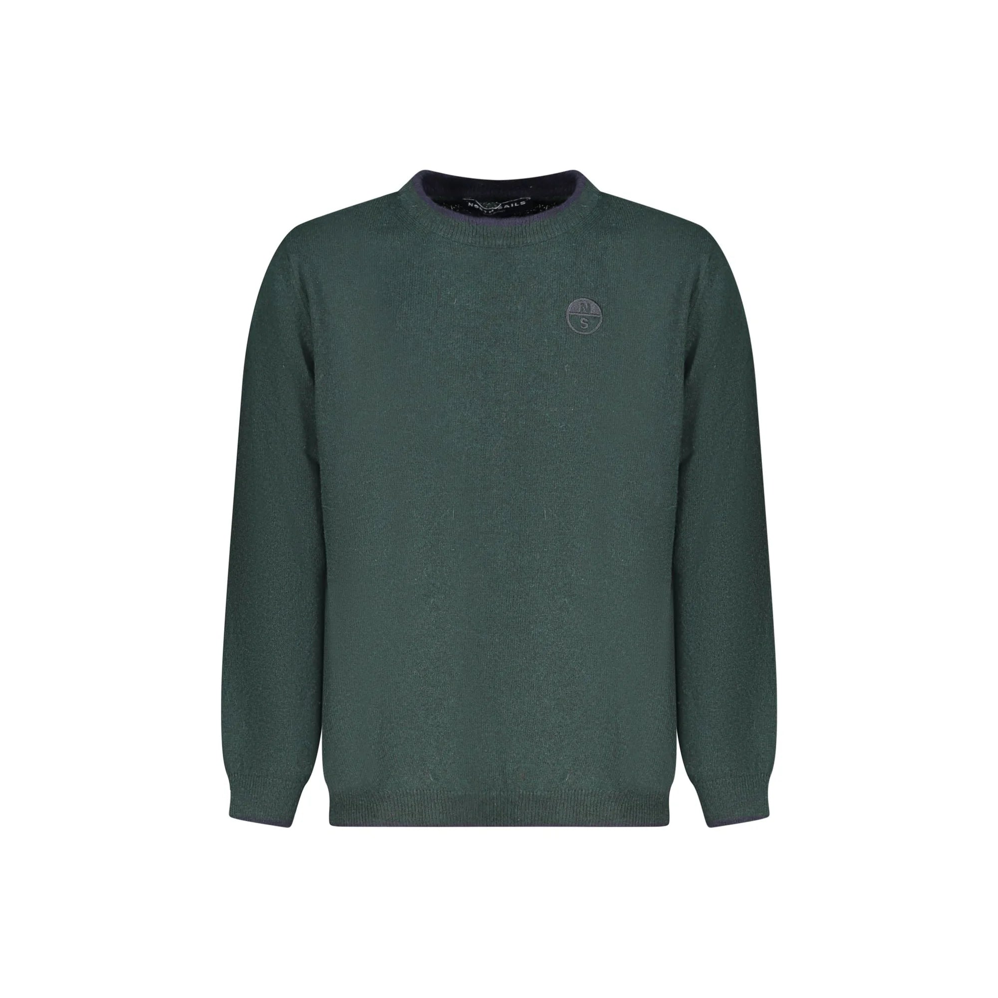North Sails Maglione Bambino Verde Girocollo Lana Cachemire Logo Maglie unisex - foto prodotto
