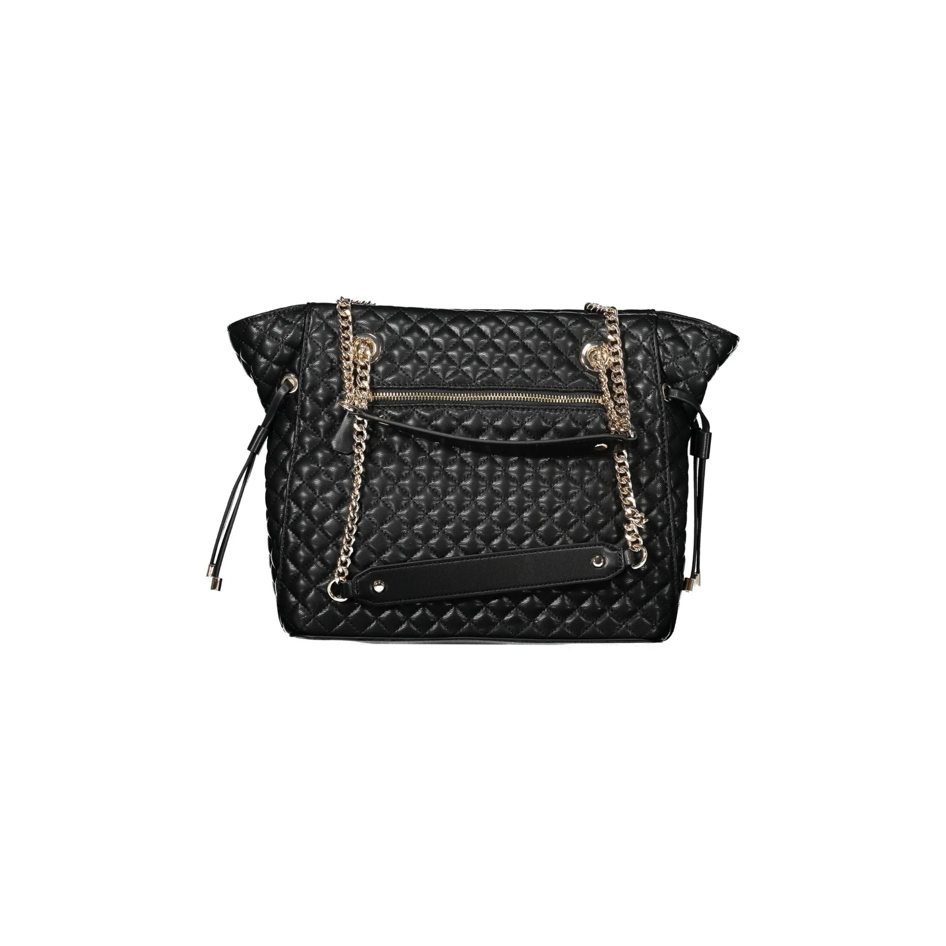 Guess Jeans Borsa a Spalla Donna Nera Logo Borse nero - vista 2