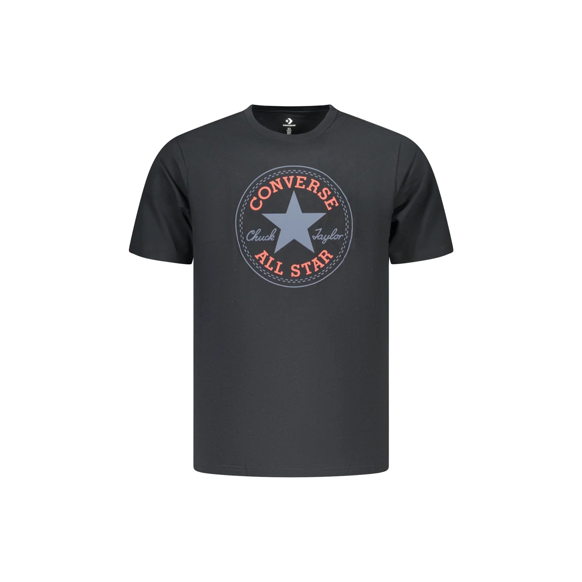 CONVERSE T-SHIRT MANICHE CORTE UOMO NERO