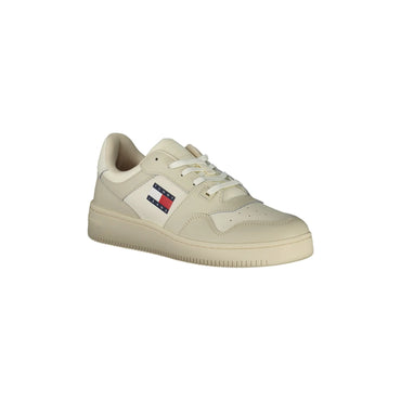 TOMMY HILFIGER Scarpe Sneakers Uomo Beige con Plantare Removibile e Dettagli a Contrasto - vista 2