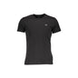 La Martina T-Shirt Maniche Corte Uomo Nera Ricamo Nero - foto prodotto
