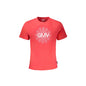 Gian Marco Venturi T-Shirt Maniche Corte Uomo Rossa Stampa Rosso - foto prodotto