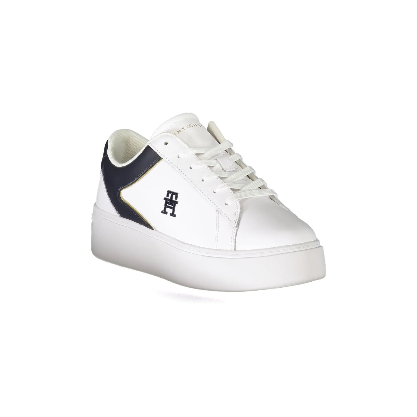 TOMMY HILFIGER Scarpe Sneakers Donna Bianche con Dettagli a Contrasto bianco - vista 2
