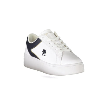 TOMMY HILFIGER Scarpe Sneakers Donna Bianche con Dettagli a Contrasto bianco - vista 2