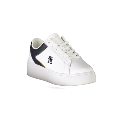 TOMMY HILFIGER Scarpe Sneakers Donna Bianche con Dettagli a Contrasto bianco - vista 2