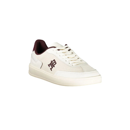 TOMMY HILFIGER Scarpe Sportive Donna Beige con Dettagli Marroni e Ricamo Sneakers - vista 2
