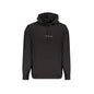 Calvin Klein Felpa Uomo Nera Cappuccio Garzata Tascone Stampa Felpe Nero - foto prodotto