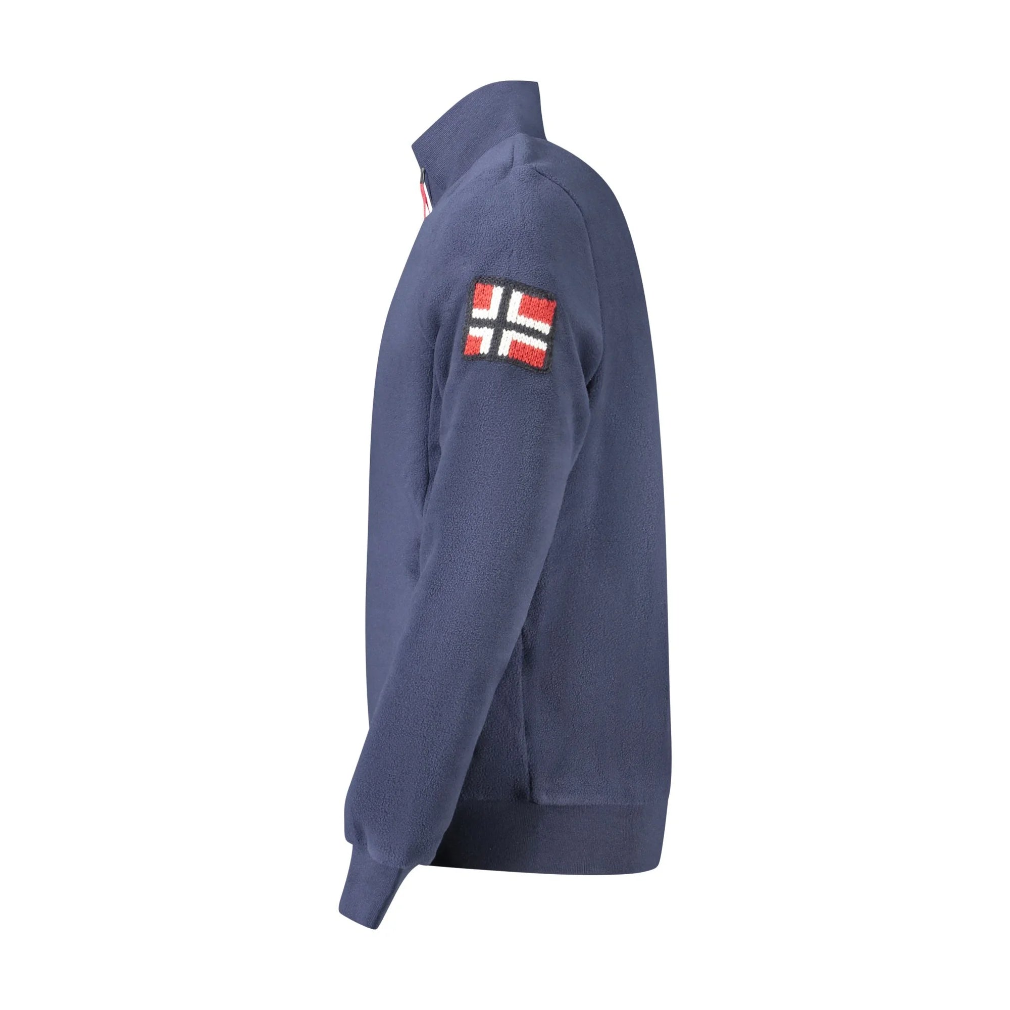 NORWAY 1963 FELPA CON ZIP UOMO BLU