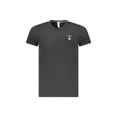 Accademia Militare T-Shirt Maniche Corte Uomo Nera Stampa