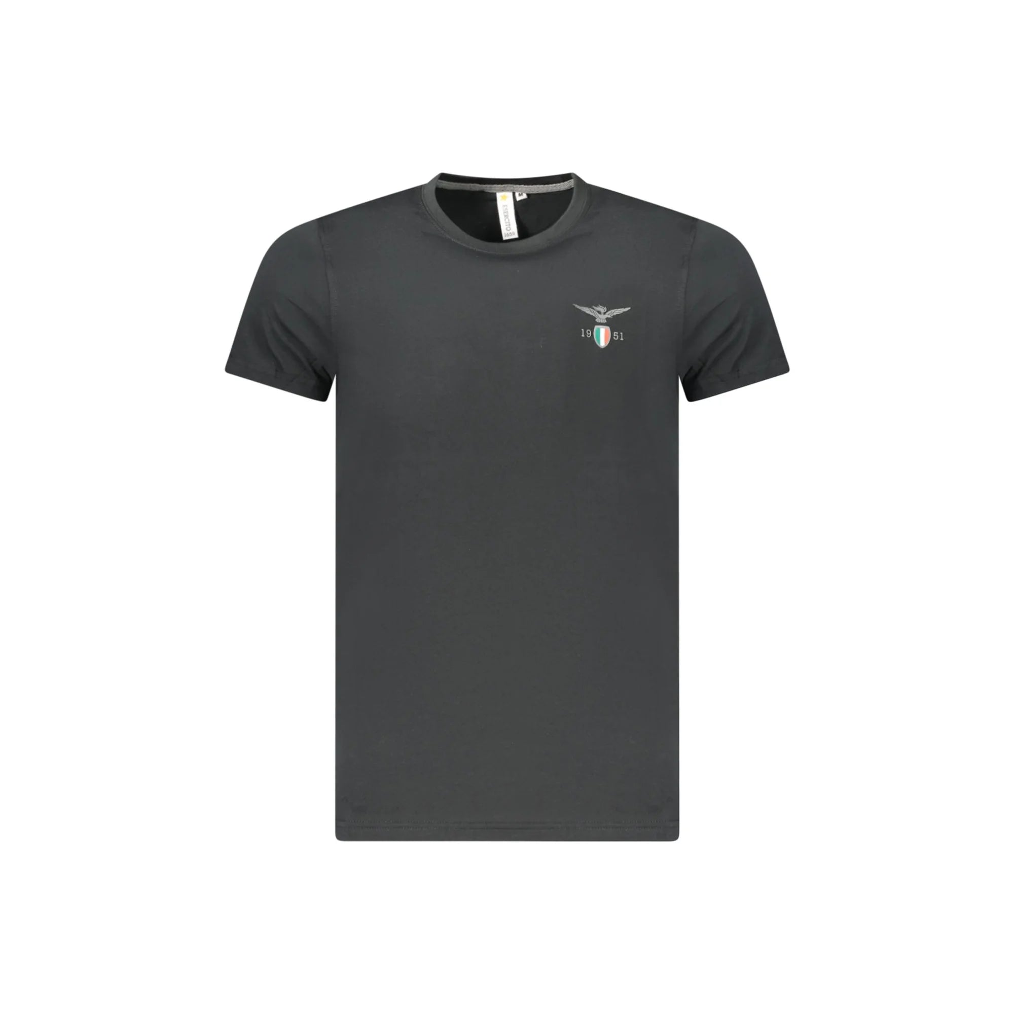 ACCADEMIA MILITARE T-SHIRT MANICHE CORTE UOMO NERO
