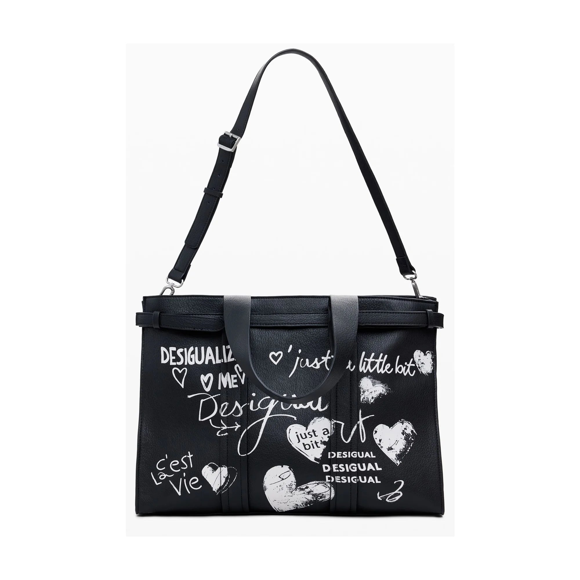 DESIGUAL BORSA DONNA NERO