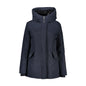 Woolrich Giubbotto Donna Blu con Cappuccio e Tasche Giubbotti e Giacche - foto prodotto