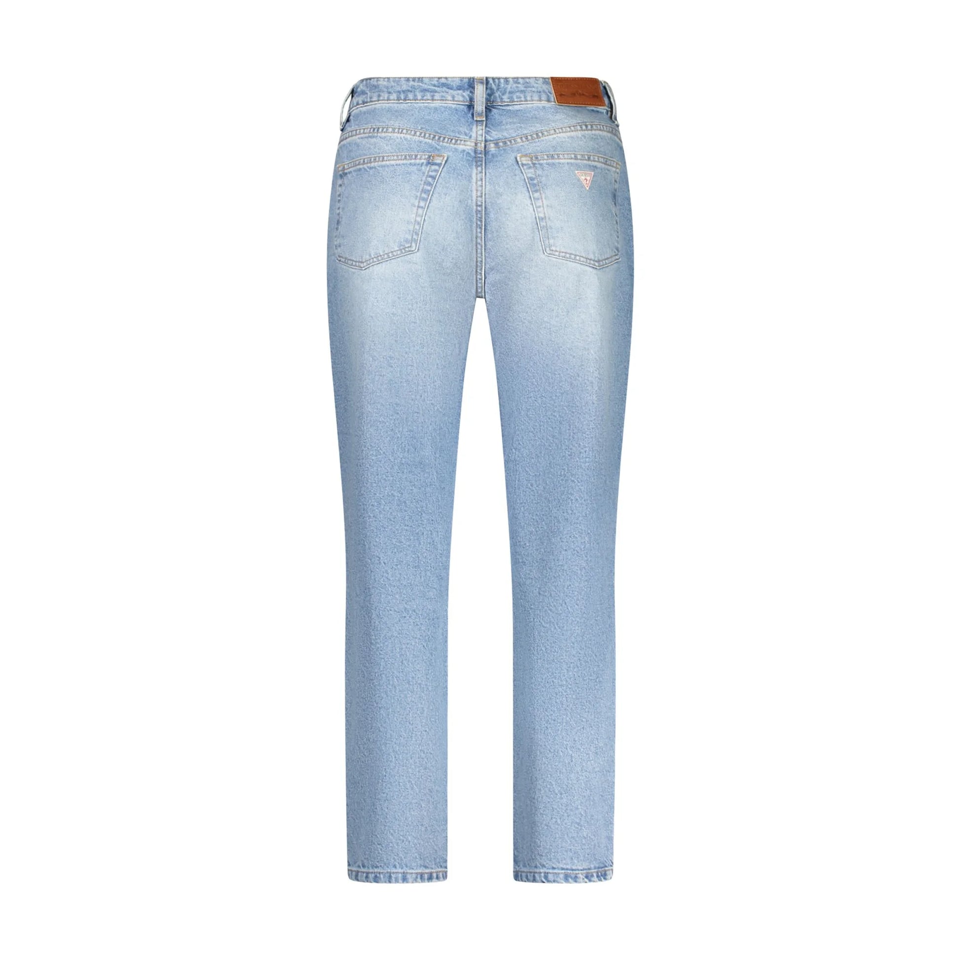 Guess Jeans Donna Azzurri Effetto Slavato Logo - vista 2