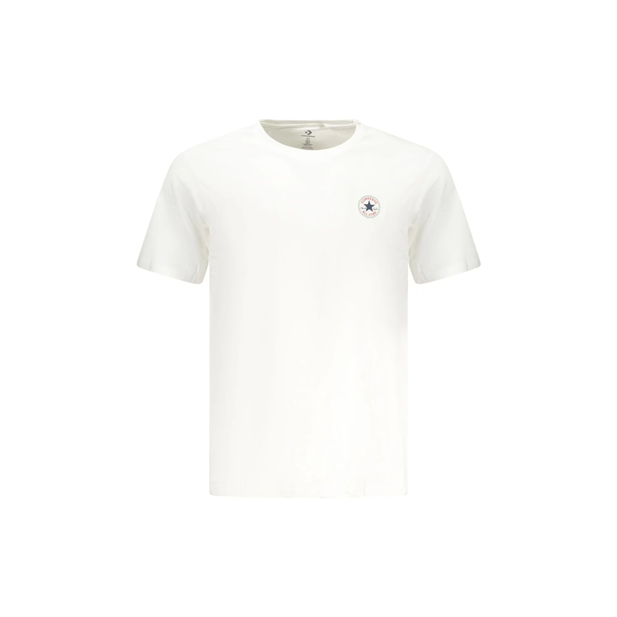 CONVERSE T-SHIRT MANICHE CORTE UOMO BIANCO