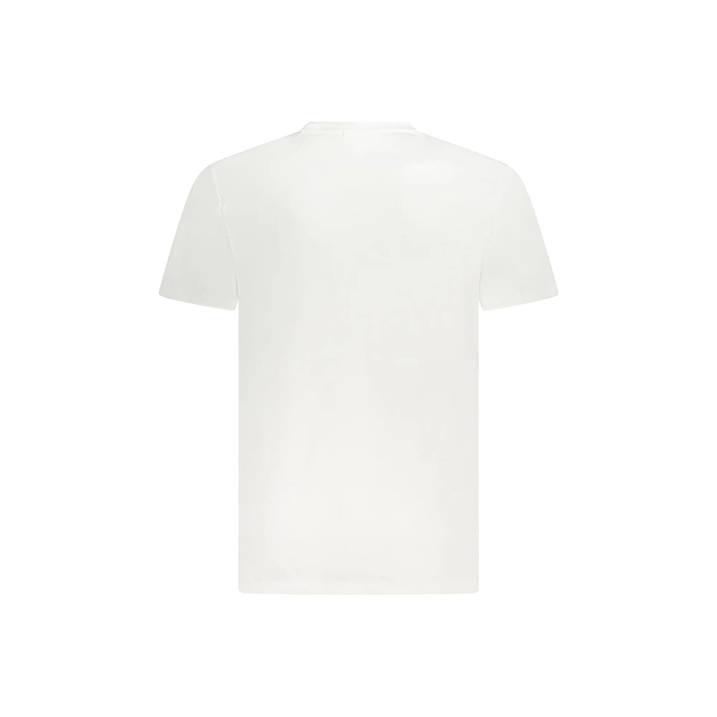 Calvin Klein T-Shirt Uomo Bianca Maniche Corte Ricamo Logo bianco - vista 2