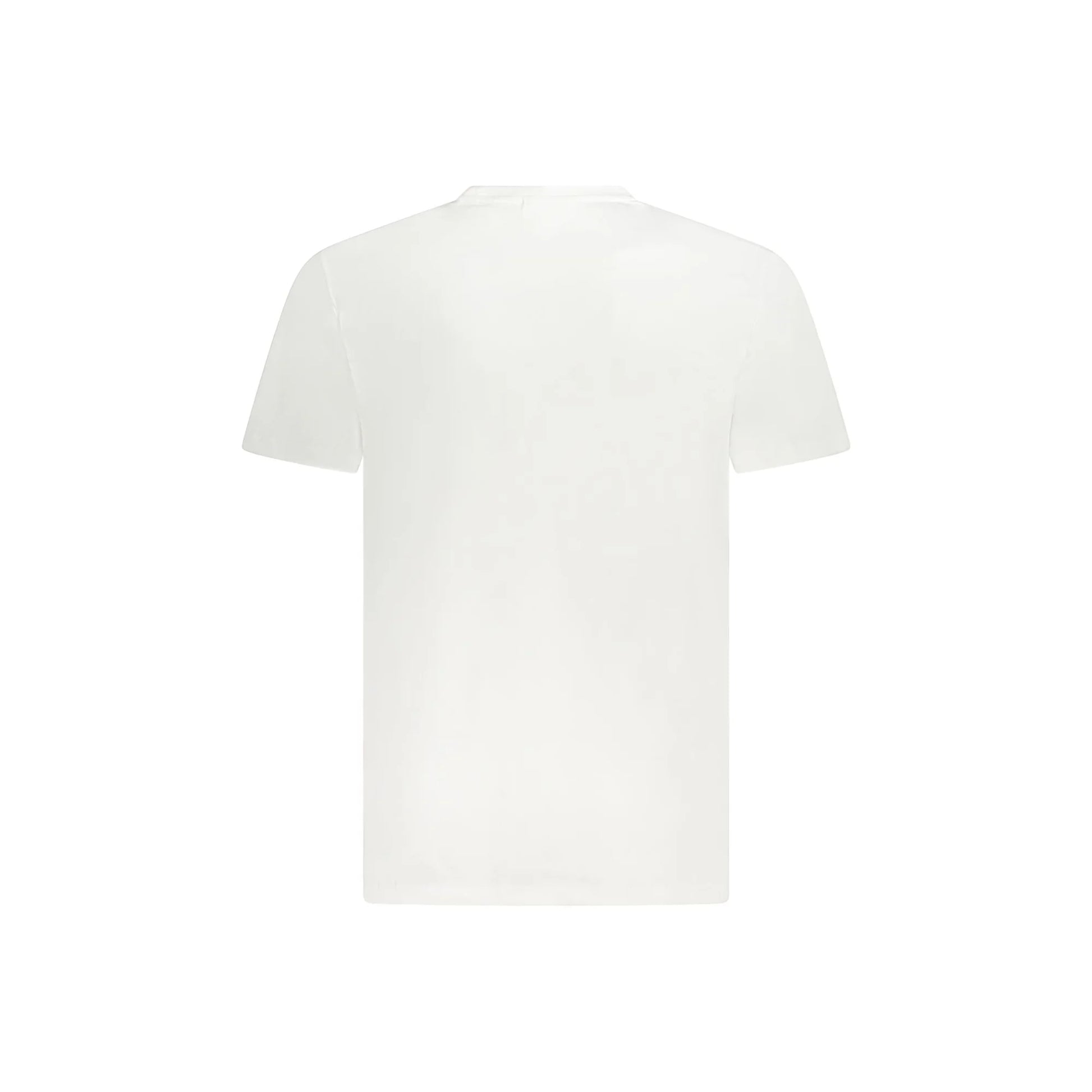 Calvin Klein T-Shirt Uomo Bianca Maniche Corte Ricamo Logo bianco - vista 2