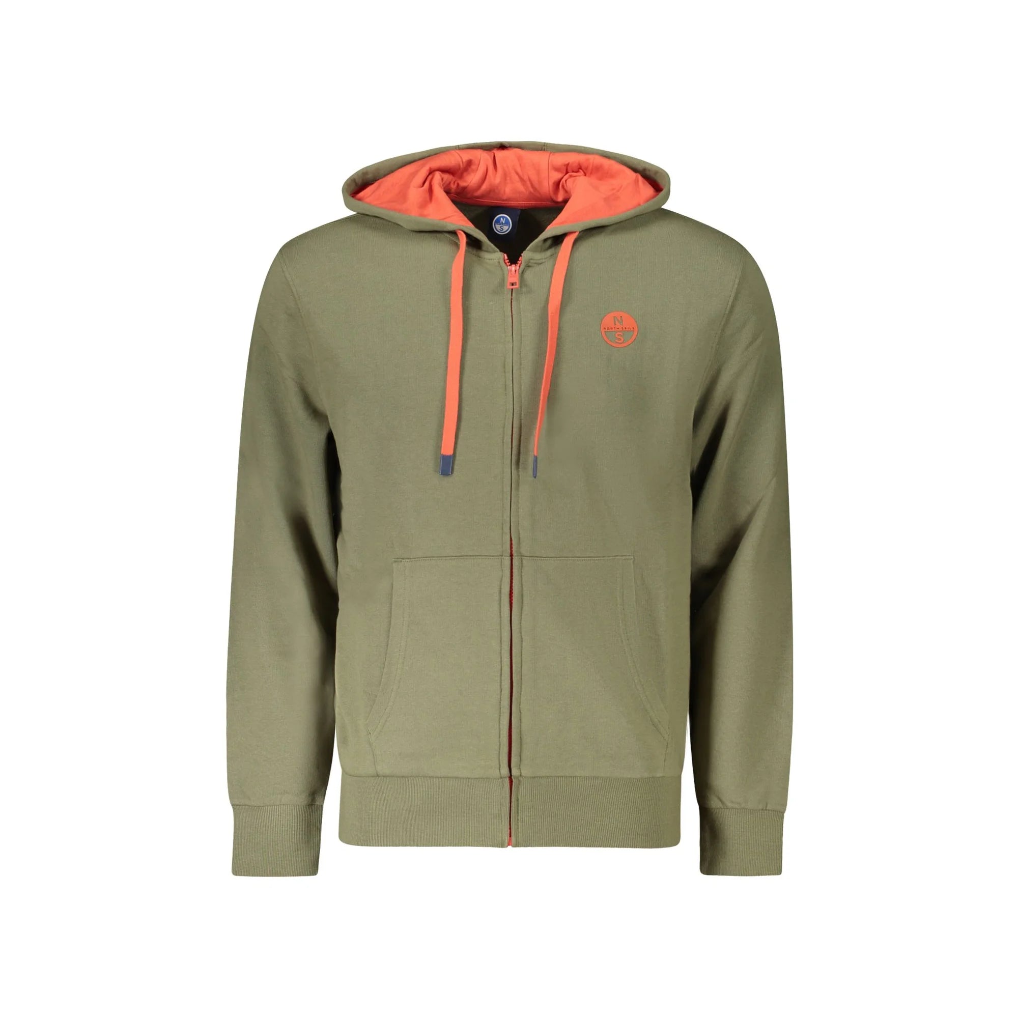 North Sails Felpa Maniche Lunghe Uomo Verde Zip Felpe - foto prodotto