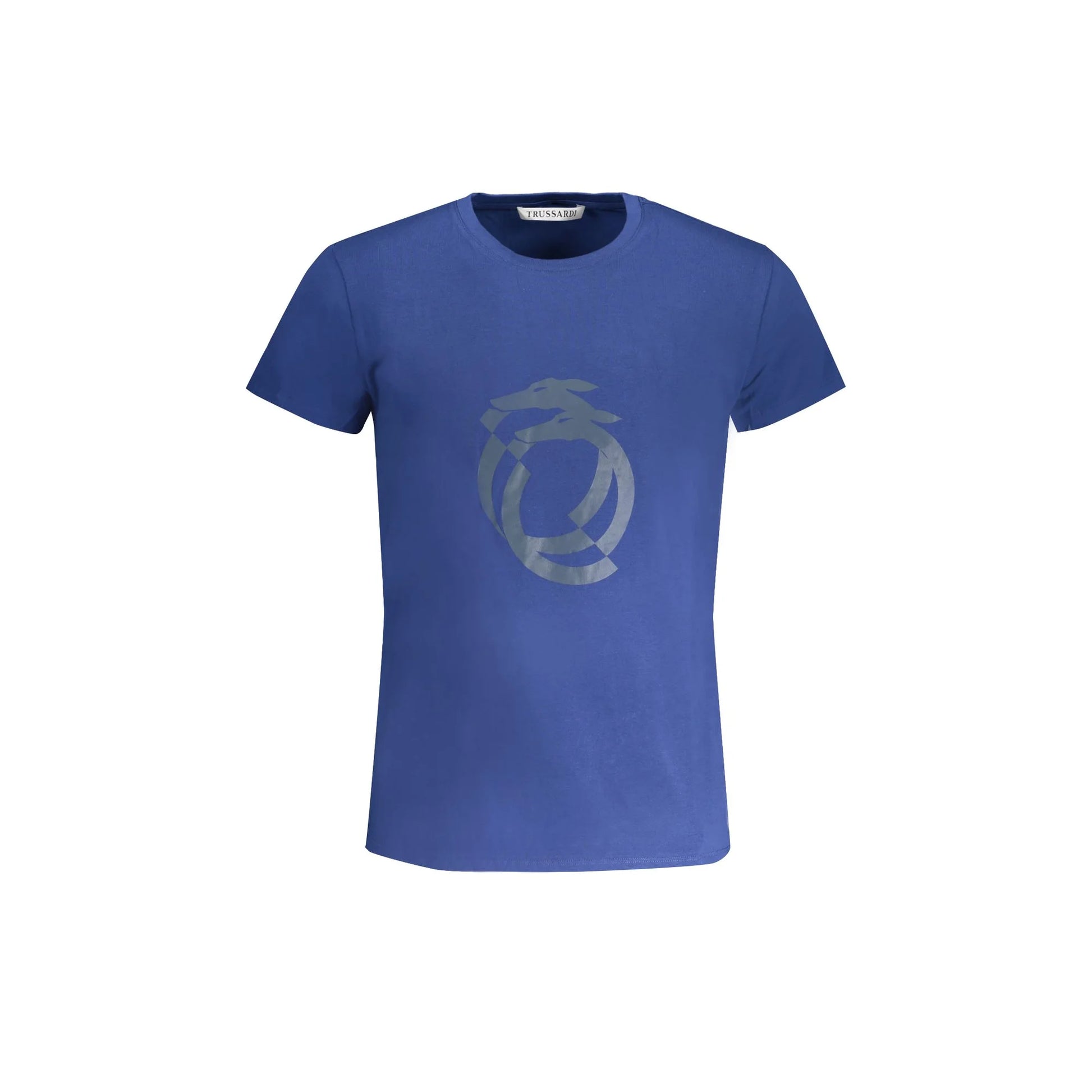 Trussardi T-Shirt Maniche Corte Uomo Blu Stampa - foto prodotto