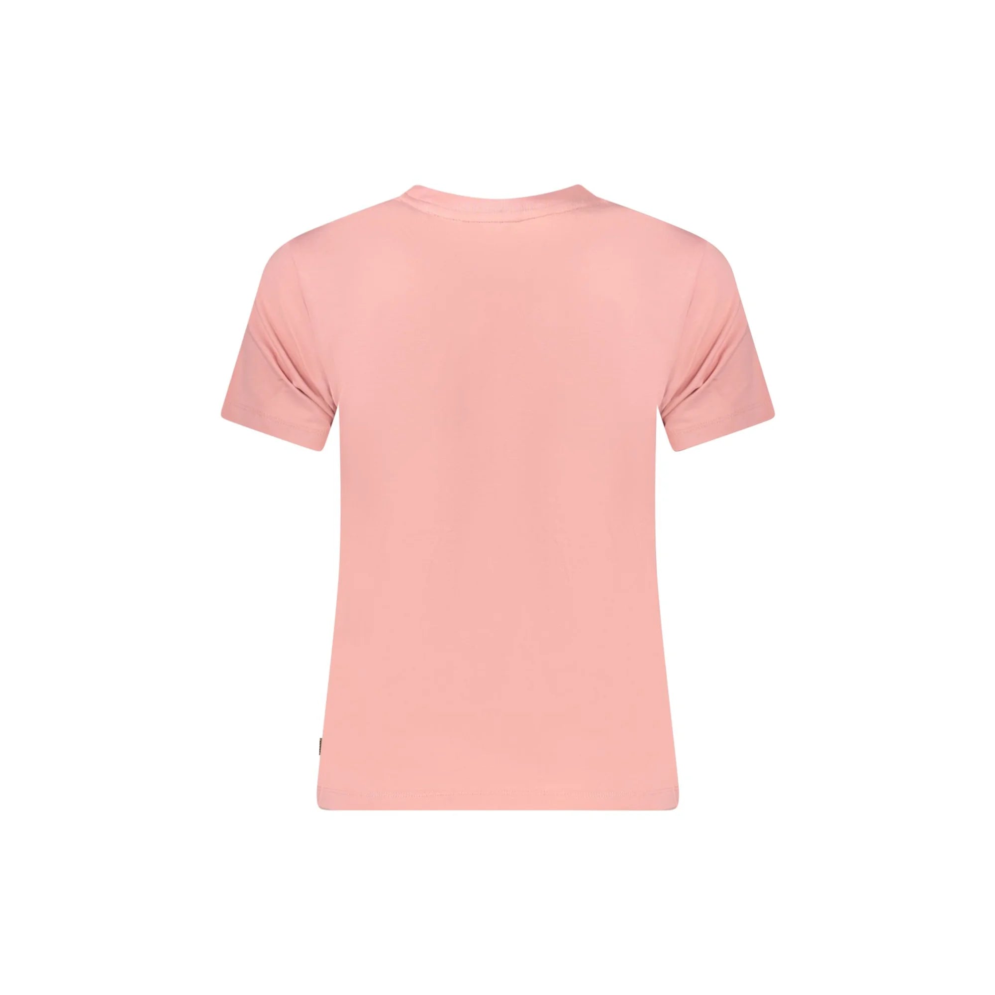 GUESS JEANS T-SHIRT MANICHE CORTE DONNA ROSA