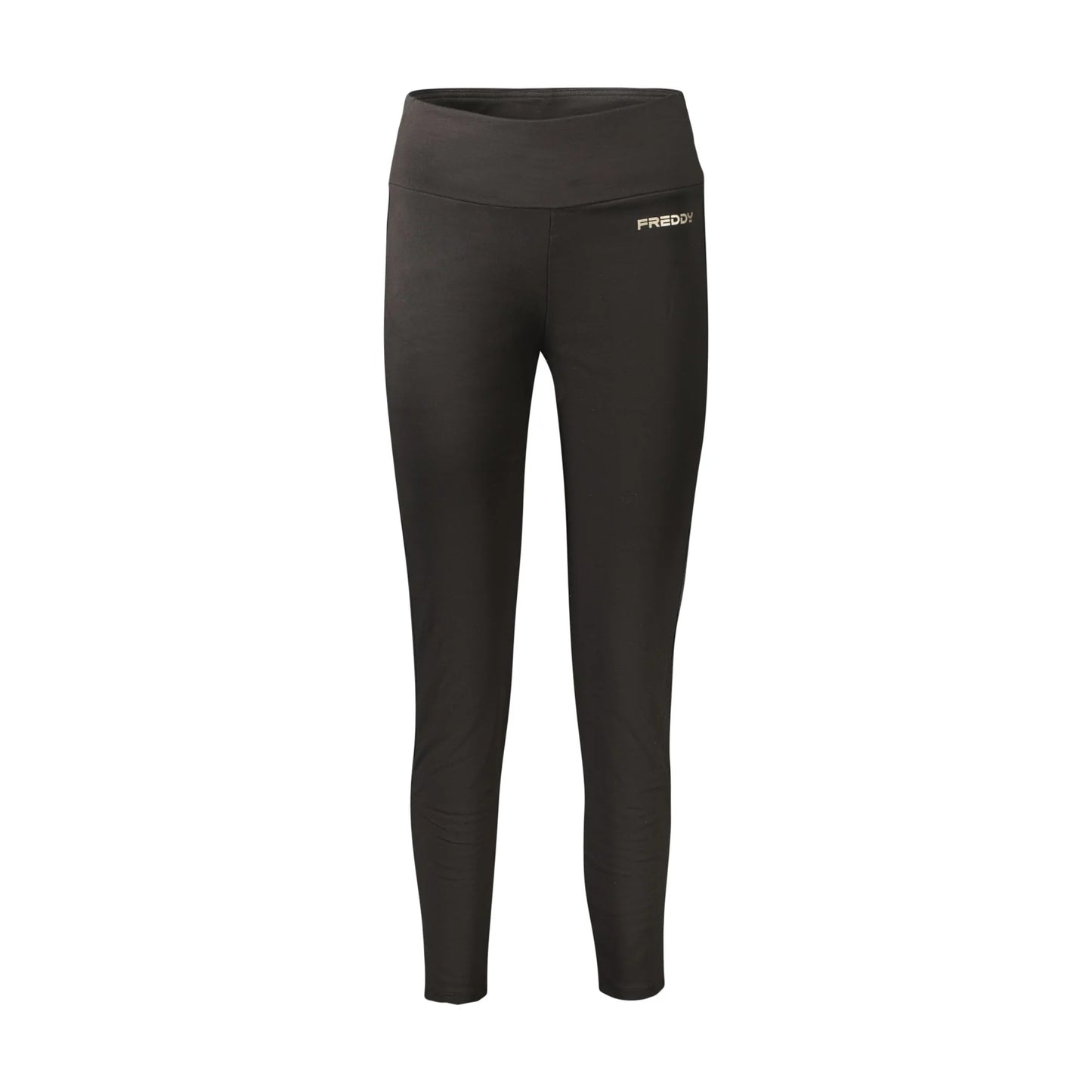 Freddy Pantaloni Leggins Donna Nero Stampa Logo - foto prodotto