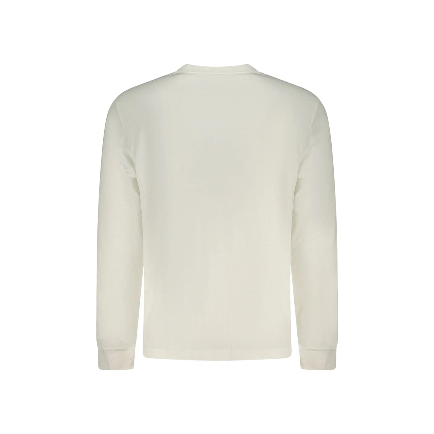 Calvin Klein T-Shirt Maniche Lunghe Uomo Bianca Ricamo Logo bianco - vista 2