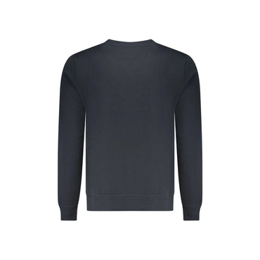 U.S. Grand Felpa Uomo Blu Girocollo Felpata Logo Felpe - vista 2