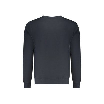 U.S. Grand Felpa Uomo Blu Girocollo Felpata Logo Felpe - vista 2