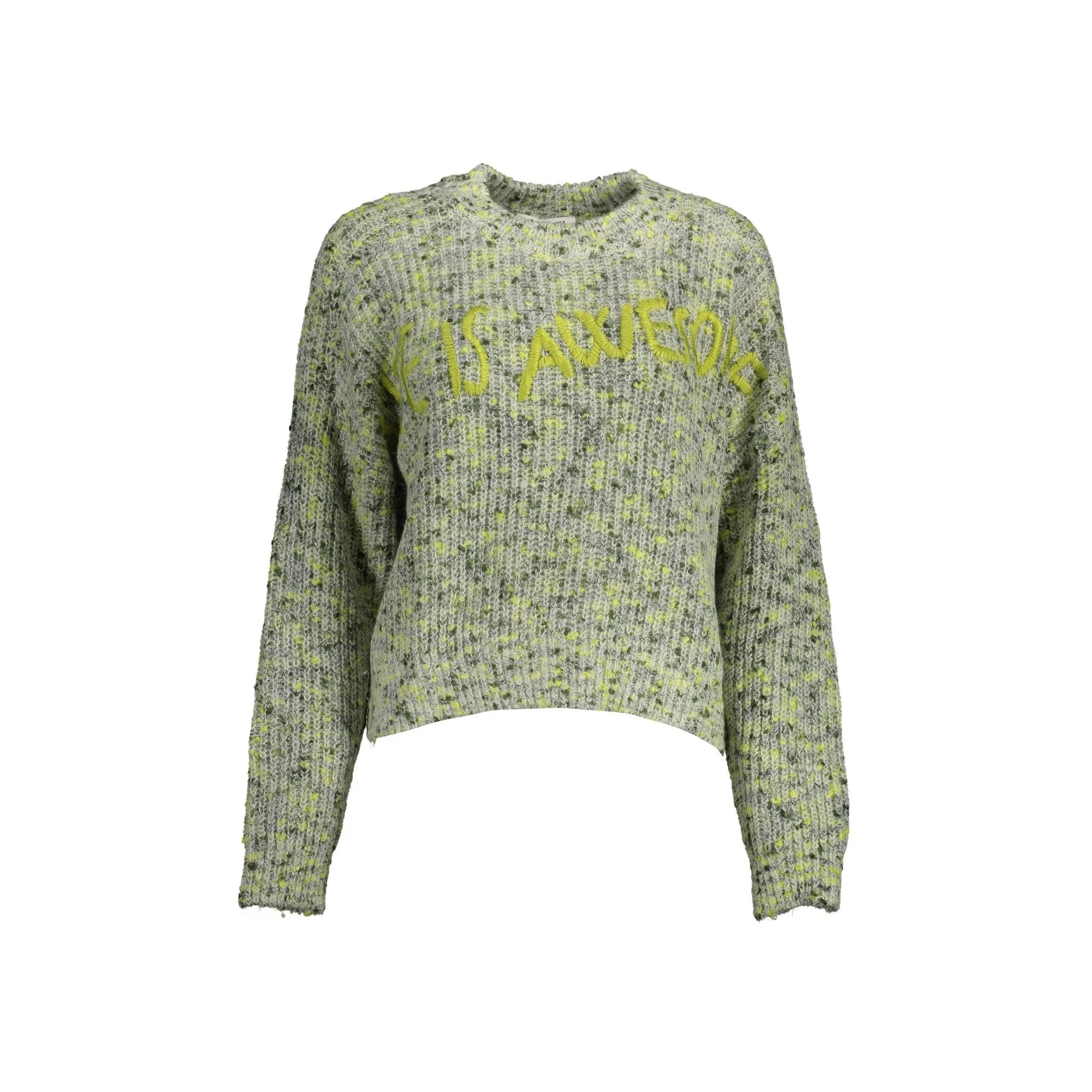 DESIGUAL MAGLIA DONNA VERDE