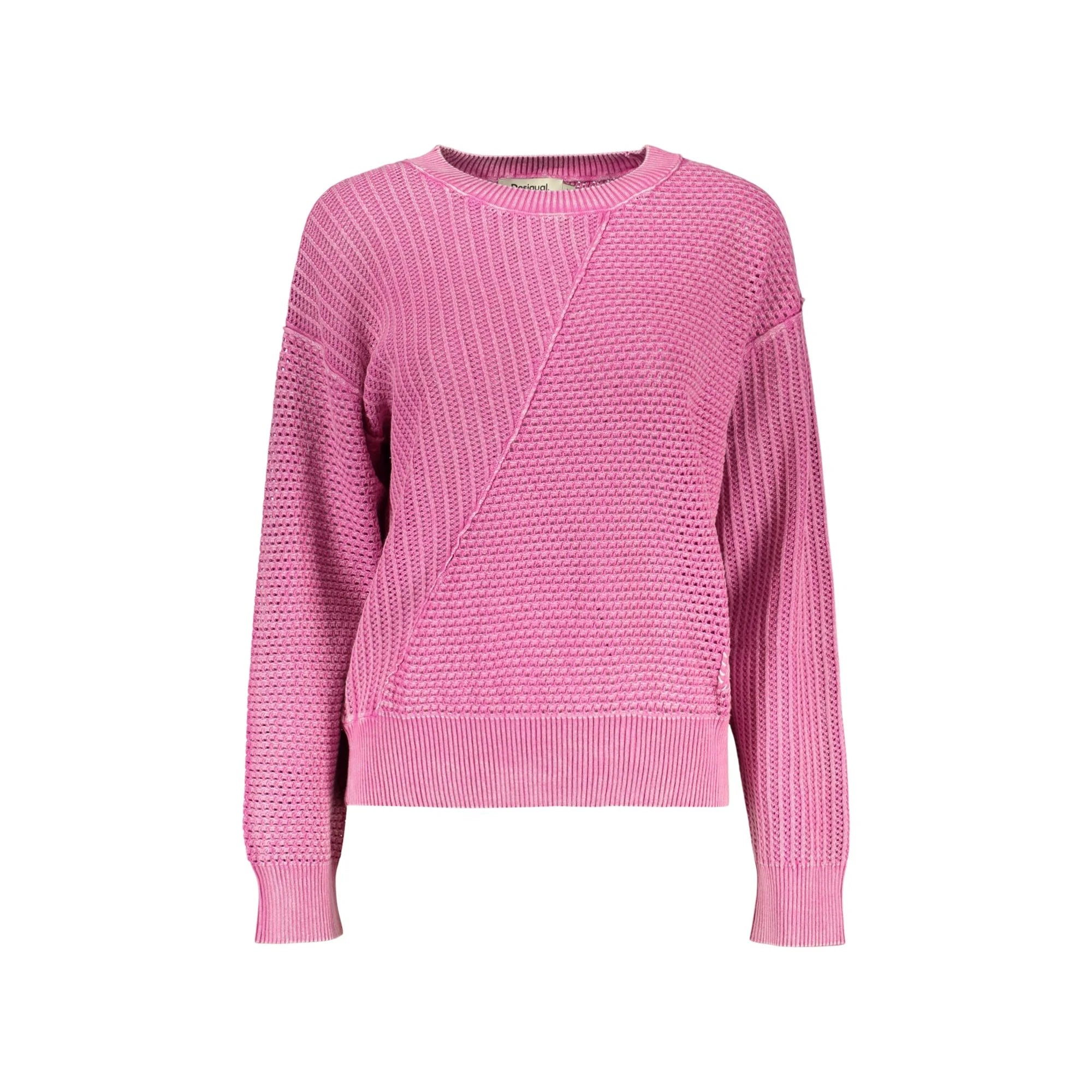 DESIGUAL MAGLIA DONNA ROSA