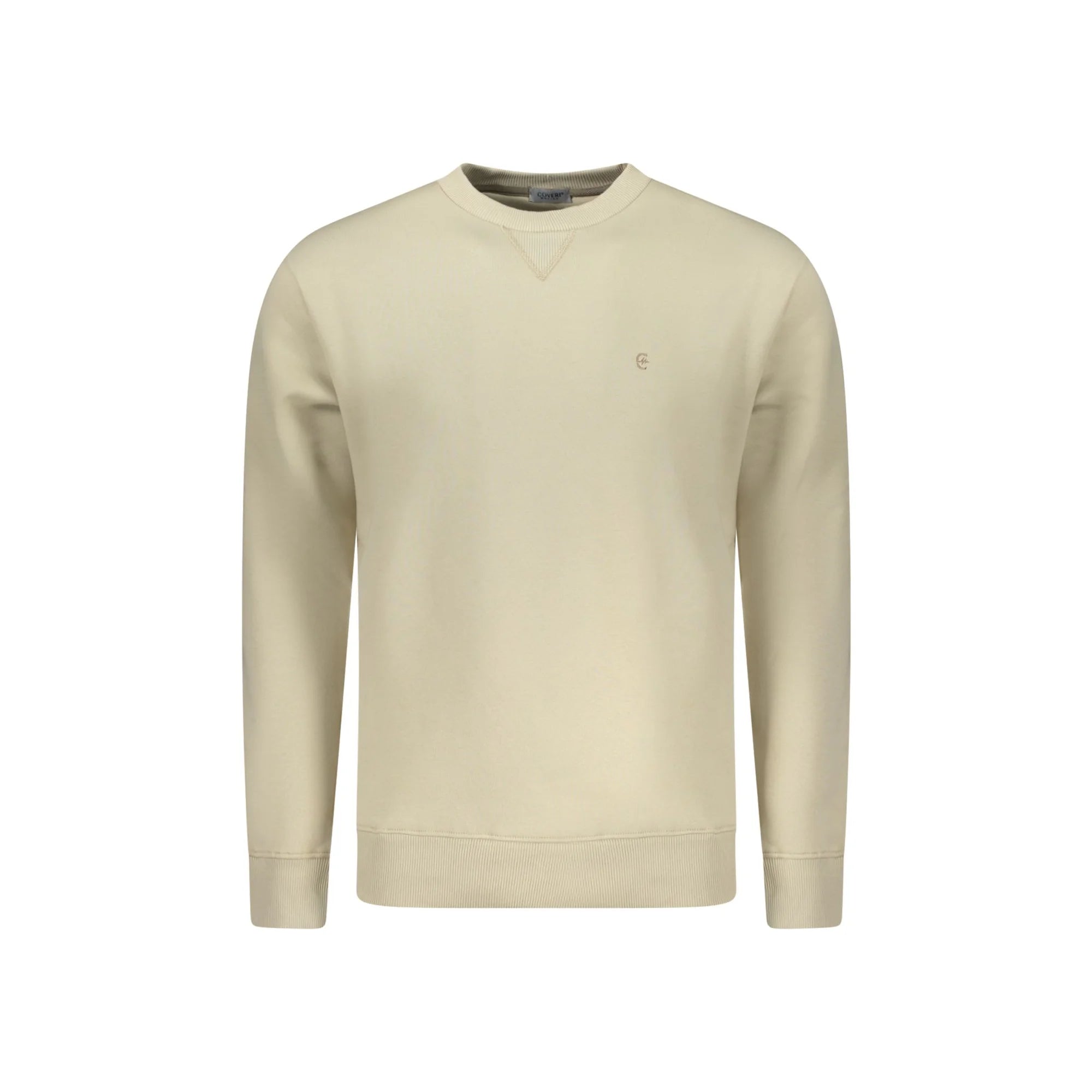 Coveri Moving Felpa Maniche Lunghe Uomo Beige Ricamo Felpe - foto prodotto