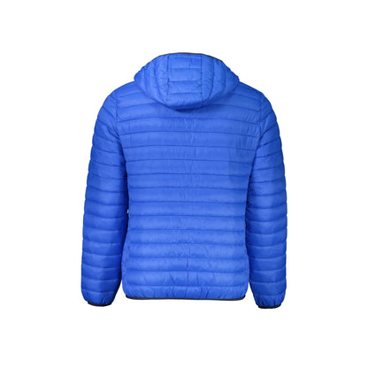 Cavalli Class Giubbotto Uomo Blu con Cappuccio e Imbottitura Leggera Giubbotti e Giacche - vista 2