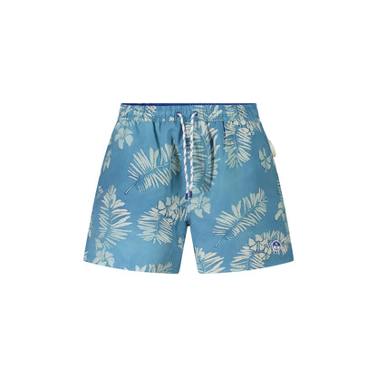 North Sails Costume da Mare Uomo Azzurro Logo - foto prodotto