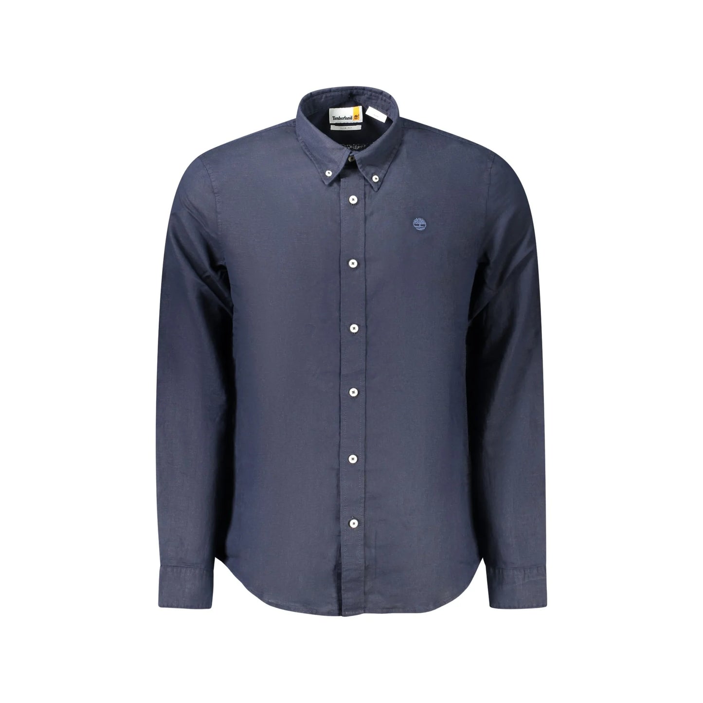 Timberland Camicia Maniche Lunghe Uomo Blu Ricamo Camicie - foto prodotto