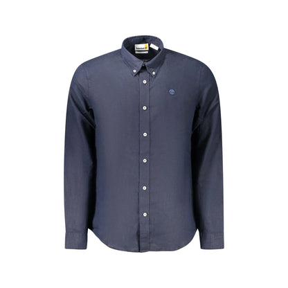 Timberland Camicia Maniche Lunghe Uomo Blu Ricamo Camicie - foto prodotto
