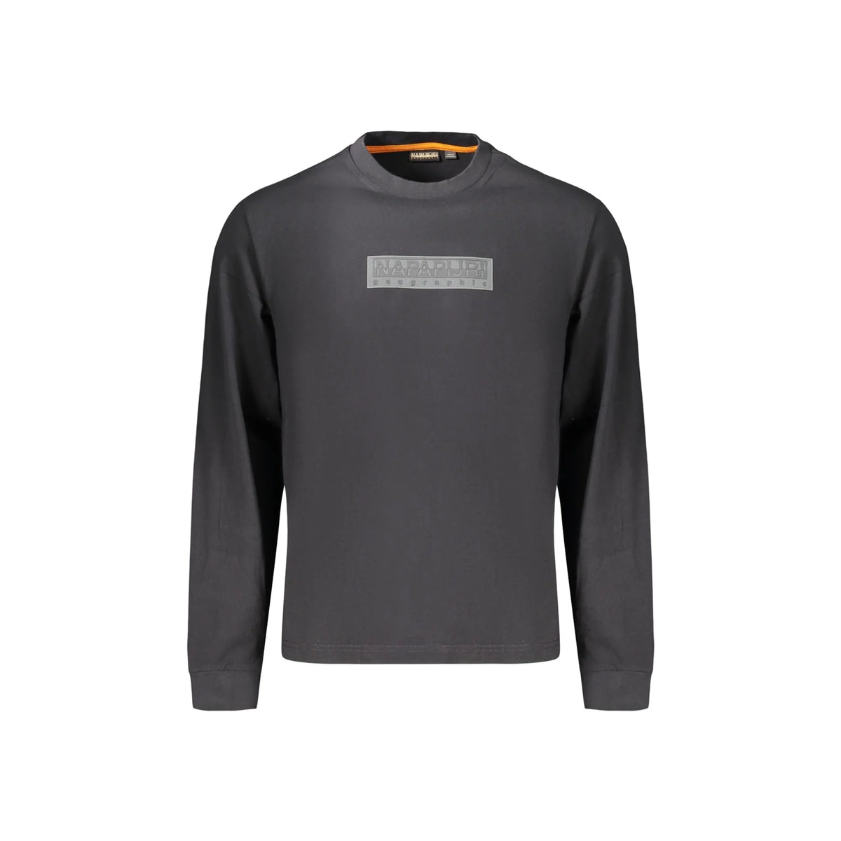 NAPAPIJRI T-SHIRT MANICHE LUNGHE UOMO NERO
