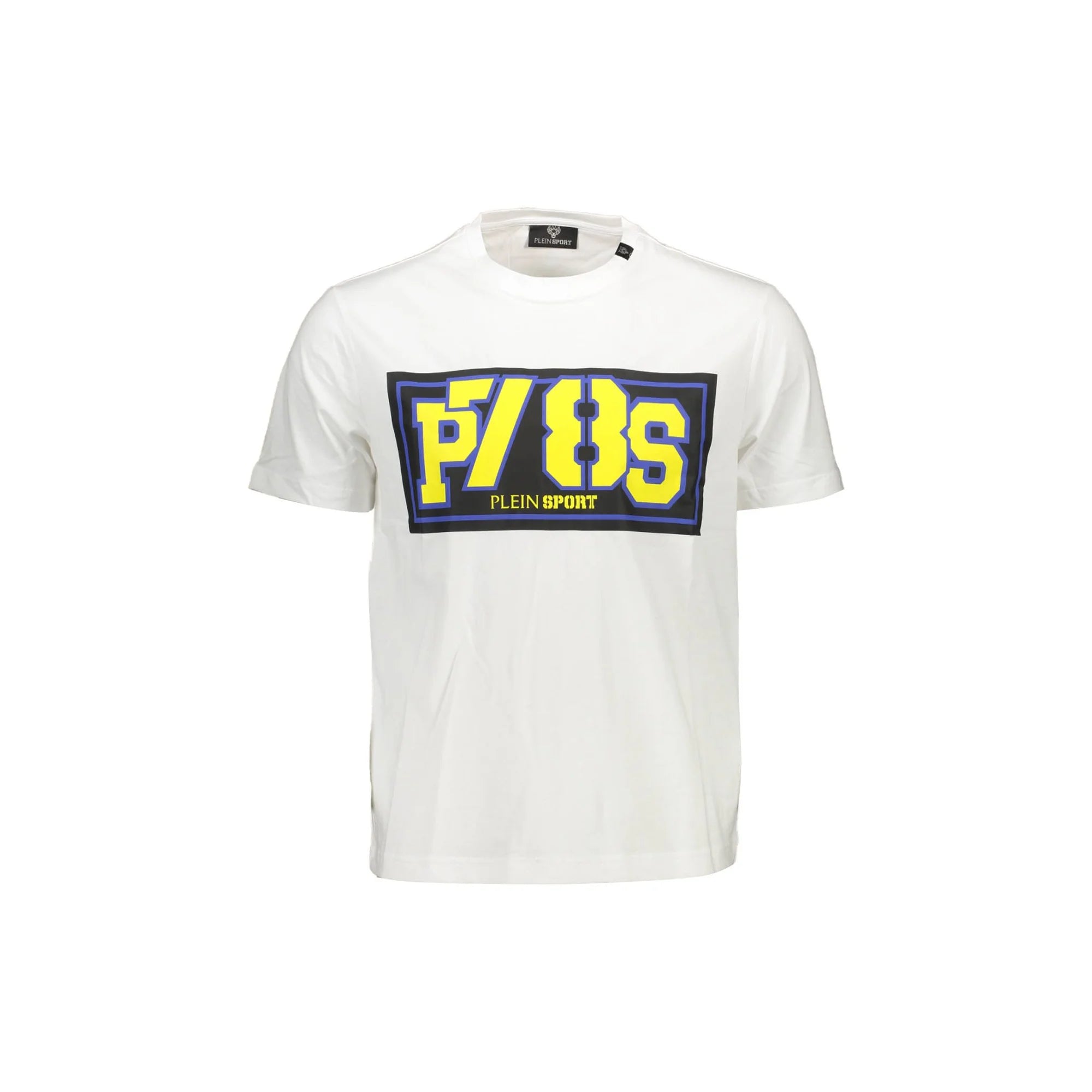 Plein Sport T-Shirt Maniche Corte Uomo Bianca Stampa Bianco - foto prodotto