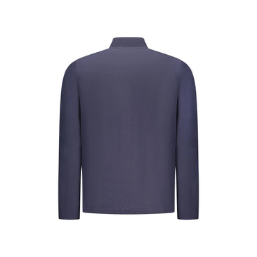 U.S. Grand Felpa Uomo Blu Zip Pile Ricamo Logo Felpe - vista 2