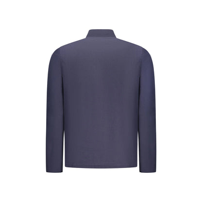 U.S. Grand Felpa Uomo Blu Zip Pile Ricamo Logo Felpe - vista 2