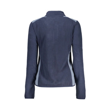 Norway 1963 Felpa Donna Blu Zip Pile Dettagli Logo Felpe - vista 2