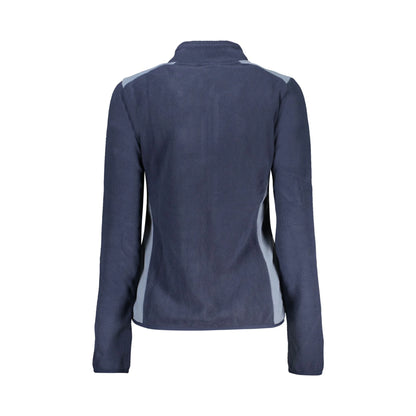 Norway 1963 Felpa Donna Blu Zip Pile Dettagli Logo Felpe - vista 2